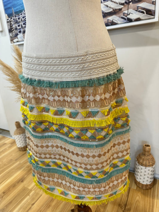 Augustine - Sequin Mini Skirt - Medium