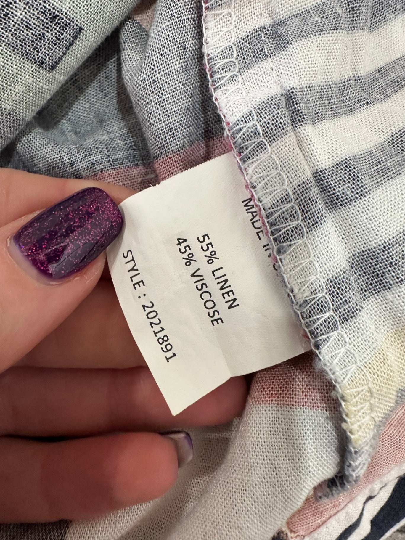 Autograph - Top - Size 26 - 55% Linen