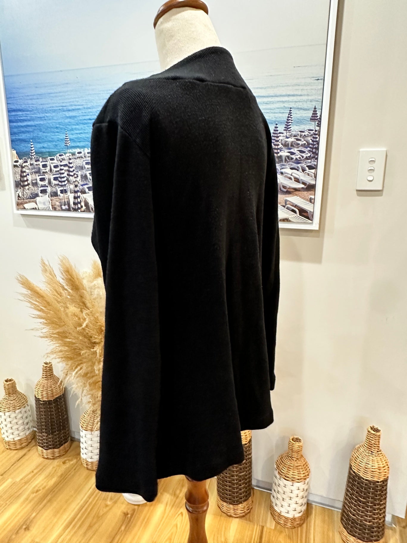 HIlary Rowley - Jumper - Size 16 - Black - Pure Merino Wool