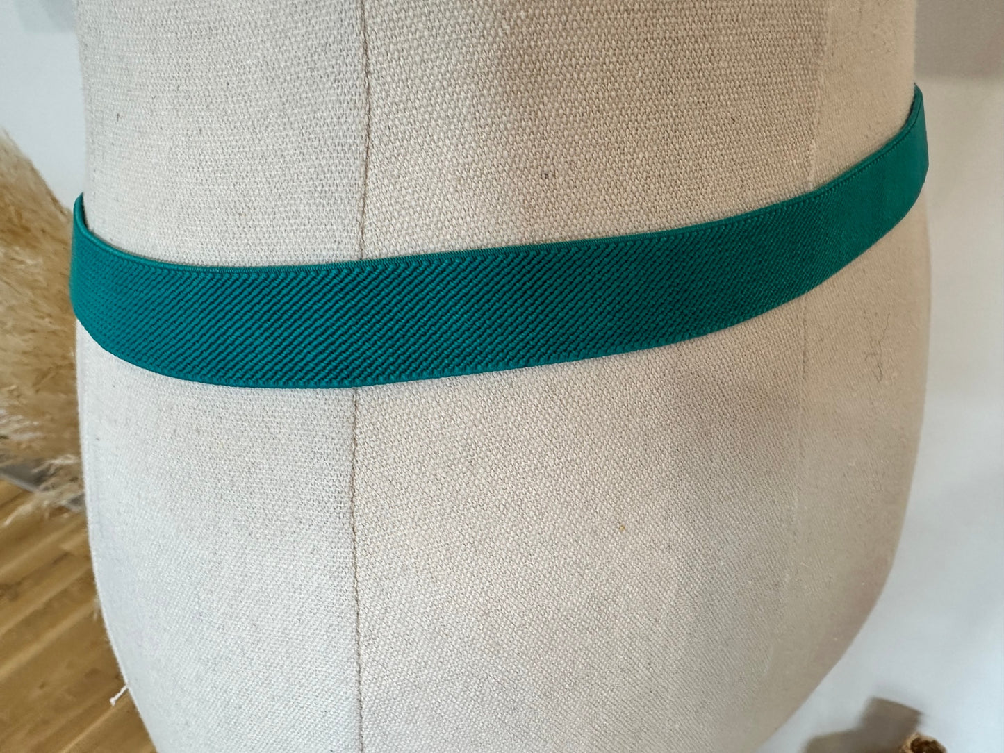 Dangerfield - Belt - Small Teal w Rose