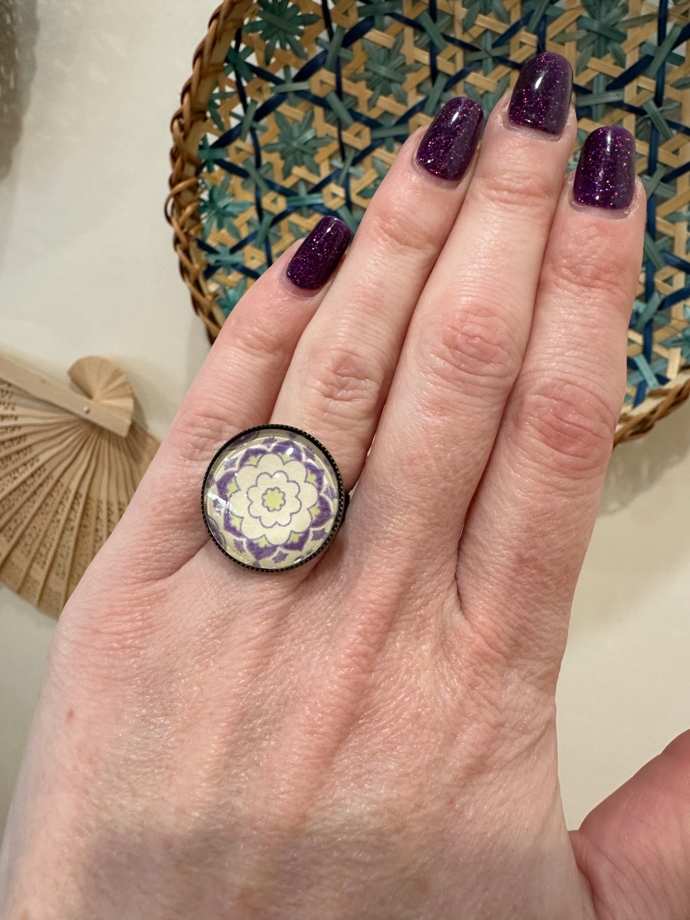 Duo of cocktail rings
