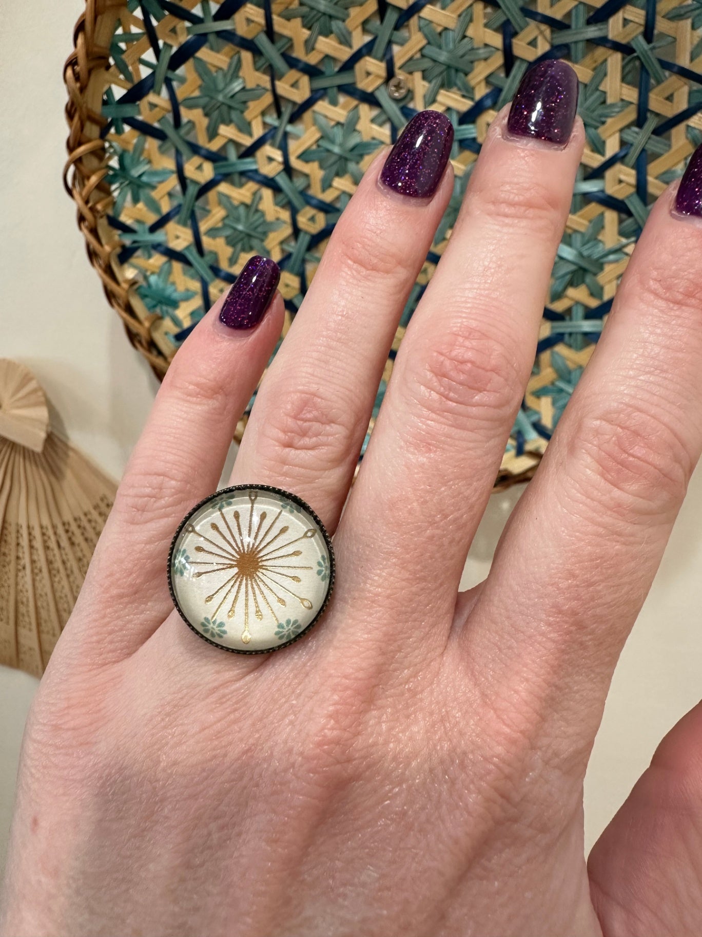 Duo of cocktail rings