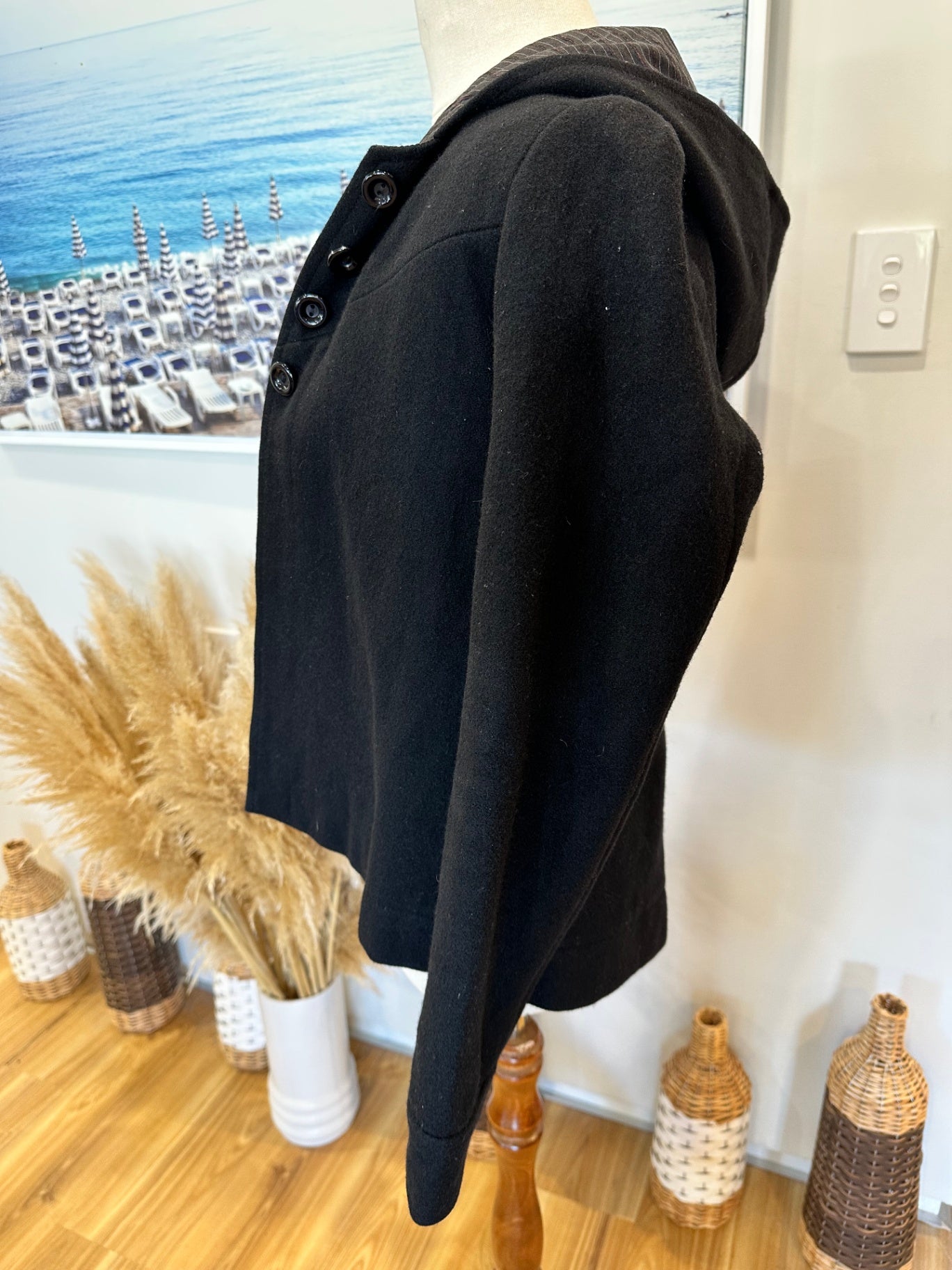 Crop Coat - 80% Wool - Lush - Size 8