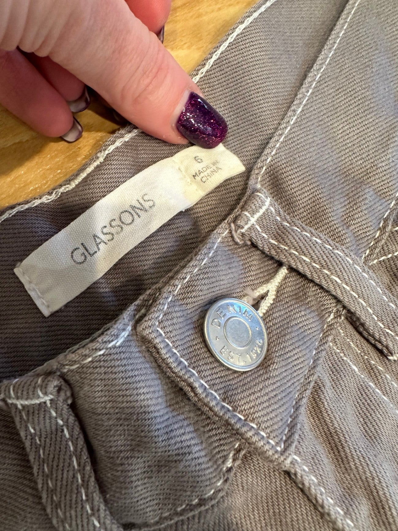 Glassons - Cargo Pants - Size 6 - Grey