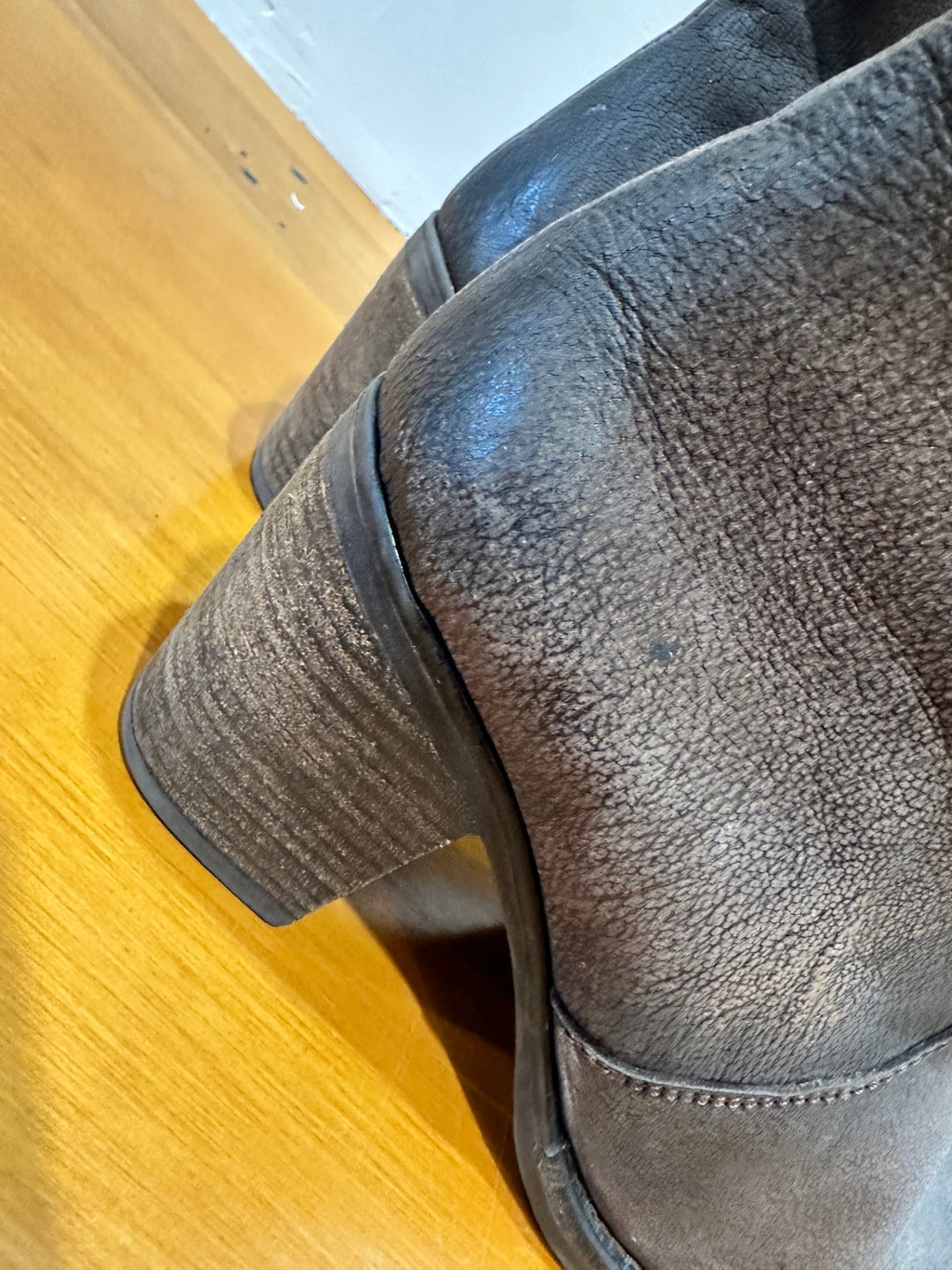 EOS - Leather Ankle Boots Brown - Size 38