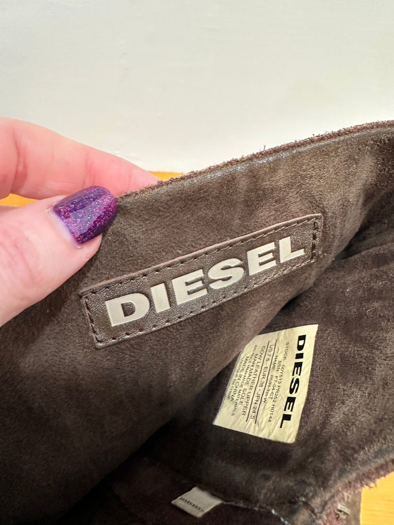 Diesel - Astronaut Boots - Leather & Suede - Size 38 - Brown