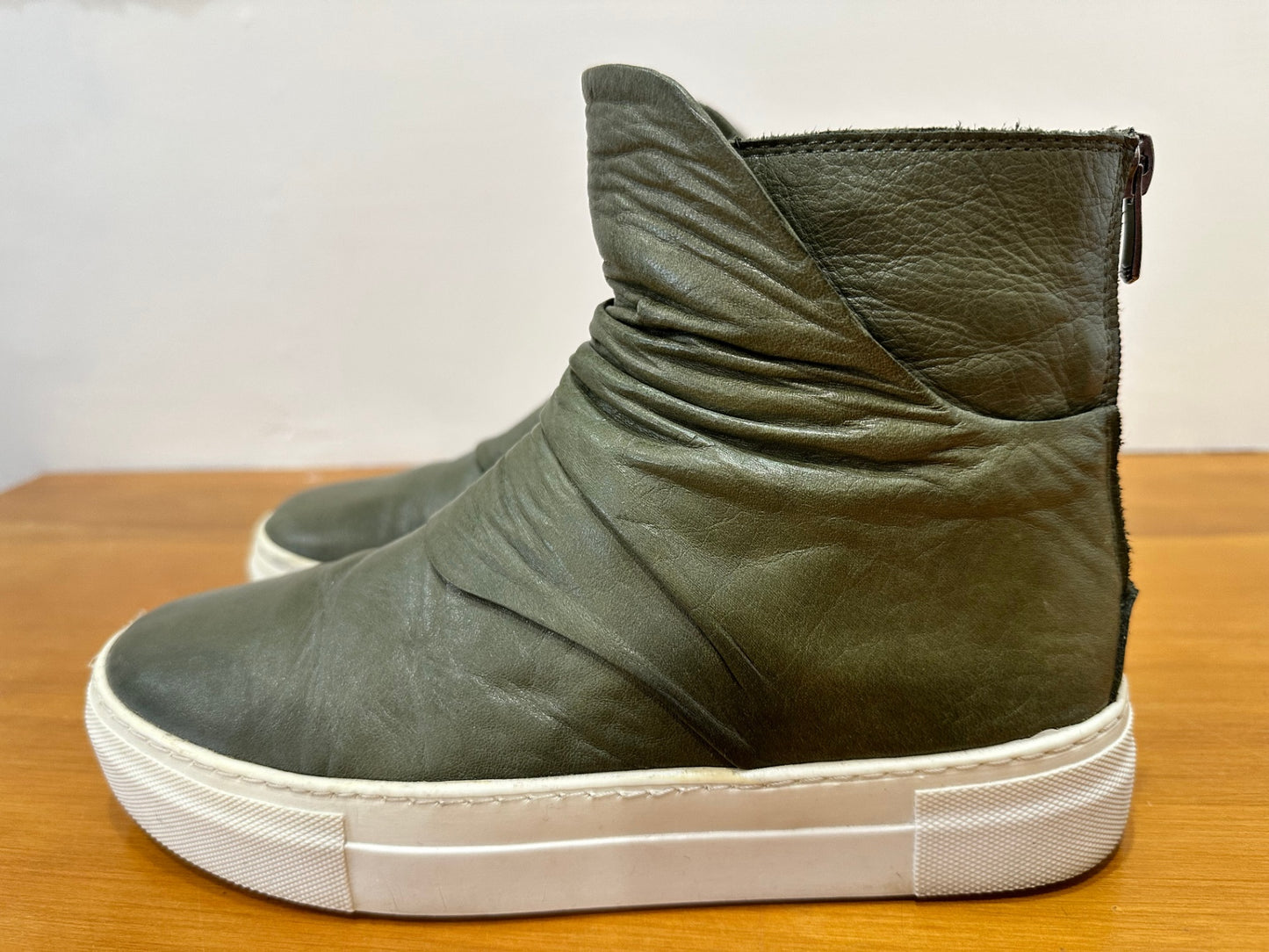 Ankle Boots - Size 37 - Olive green