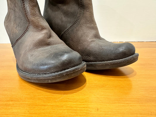 EOS - Leather Ankle Boots Brown - Size 38