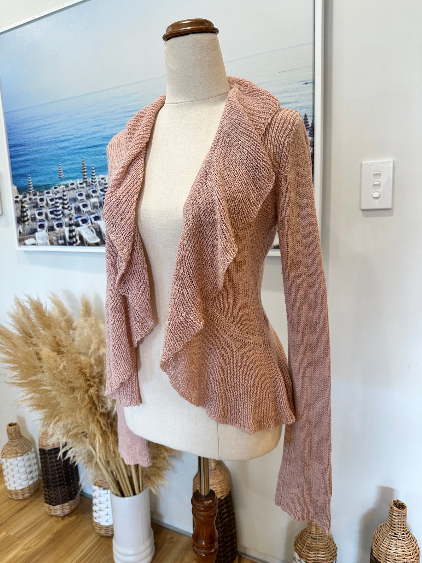Max Cardigan - Size Small - Pink