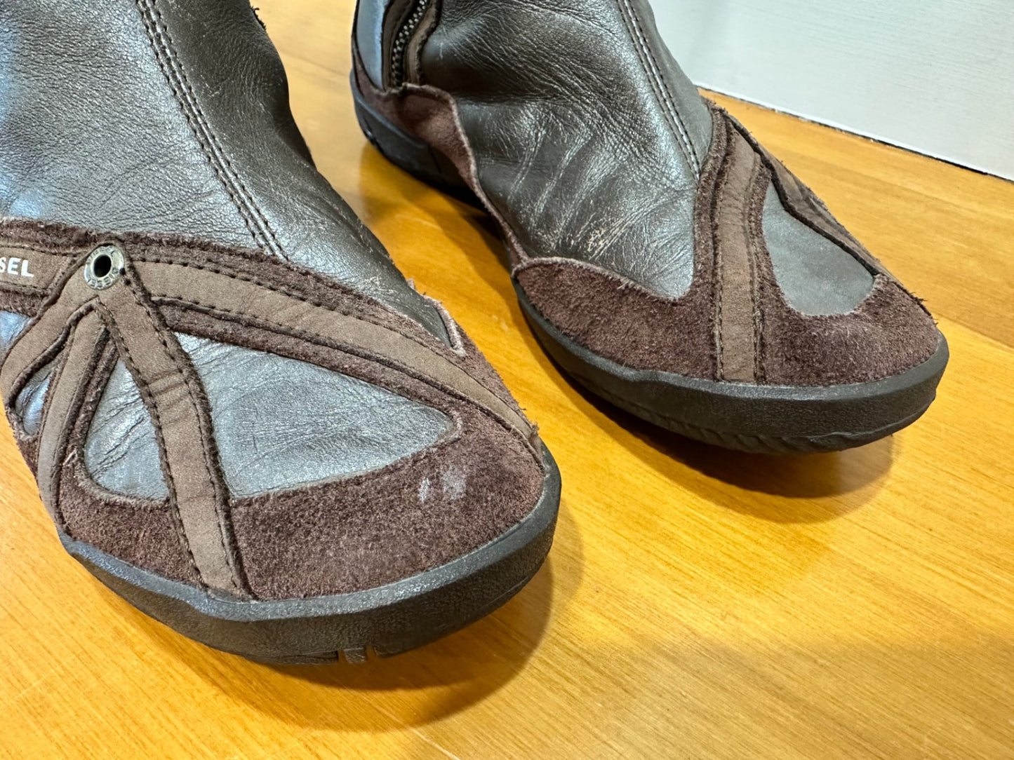 Diesel - Astronaut Boots - Leather & Suede - Size 38 - Brown