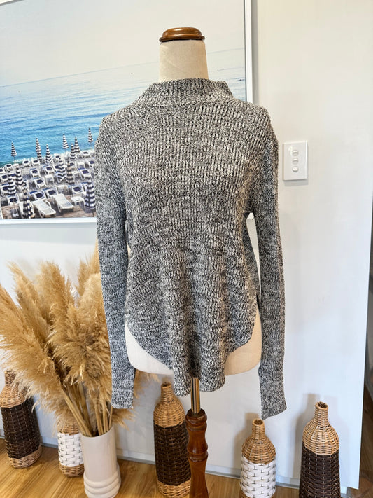 Bohemian Jumper - Small - Black + White