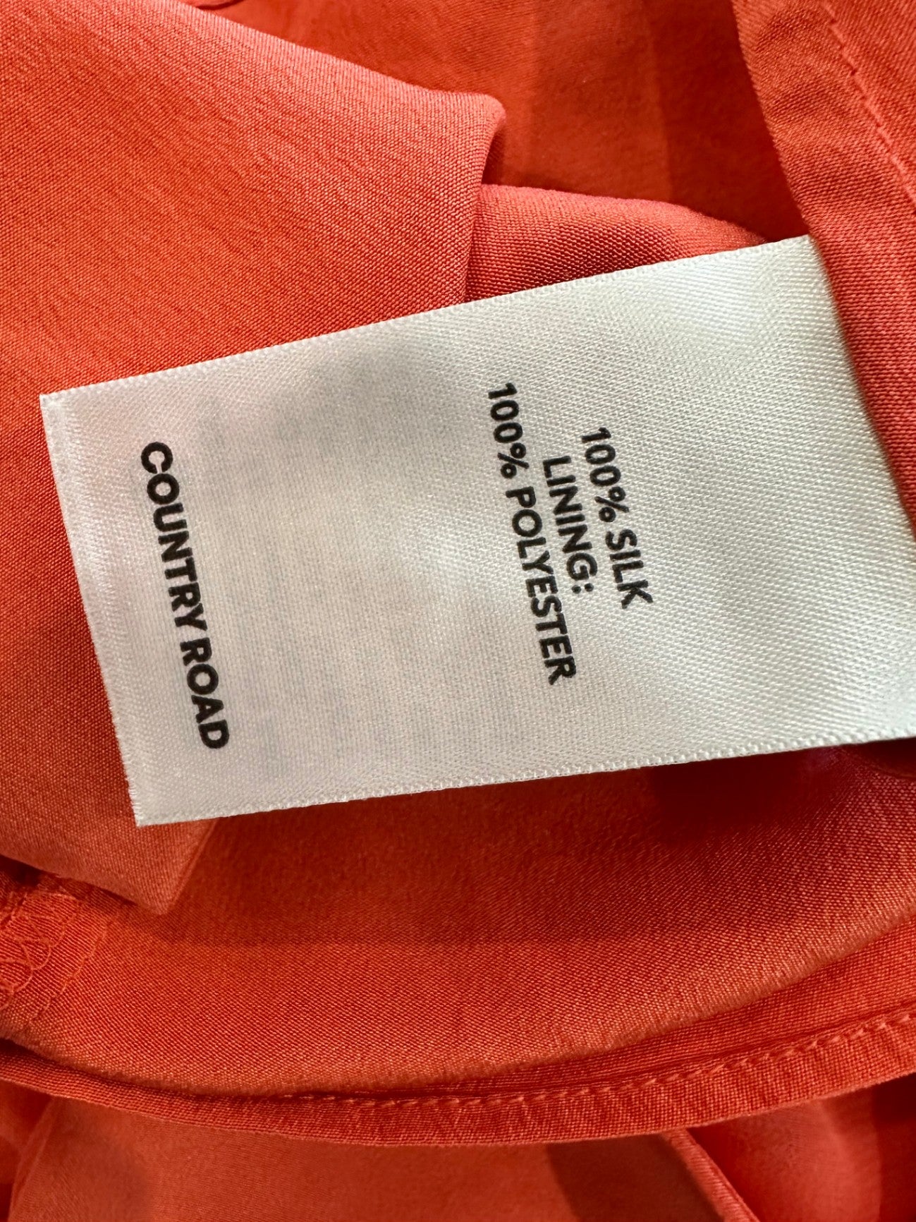 Country Road - Singlet Top - Extra Small - Tangerine