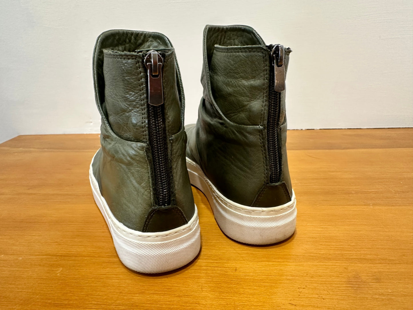 Ankle Boots - Size 37 - Olive green
