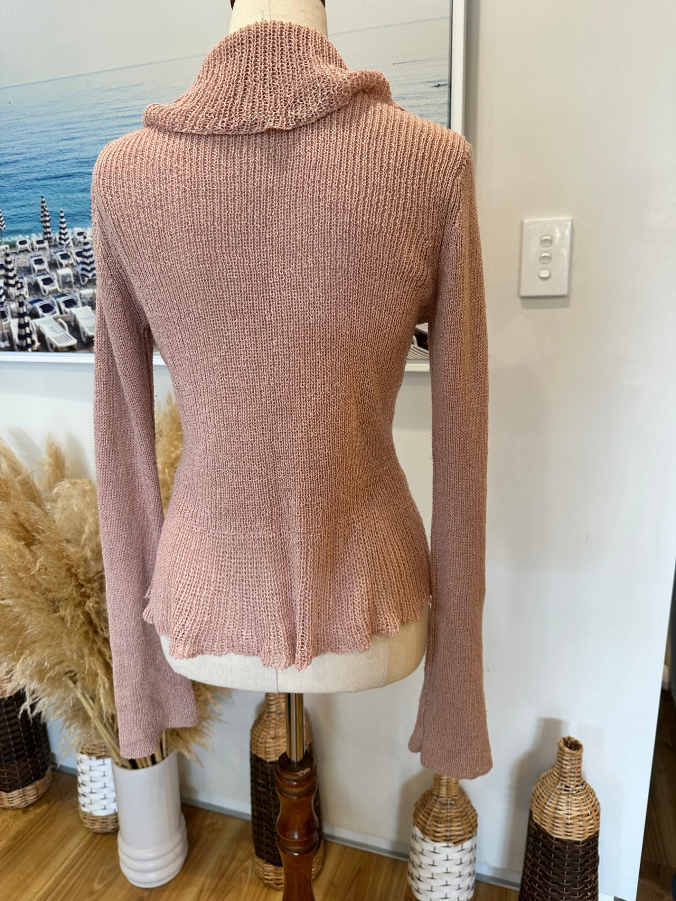 Max Cardigan - Size Small - Pink