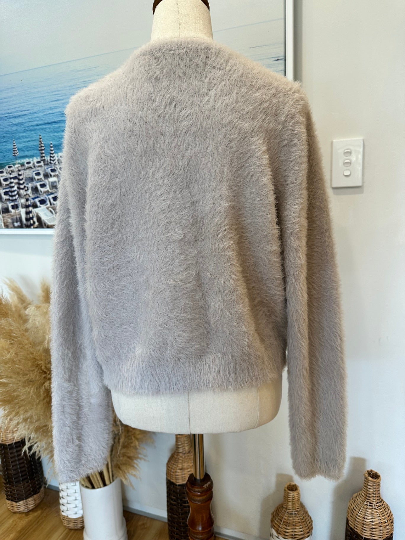 Pimkie - Textured Cardigan - Small - Lavender