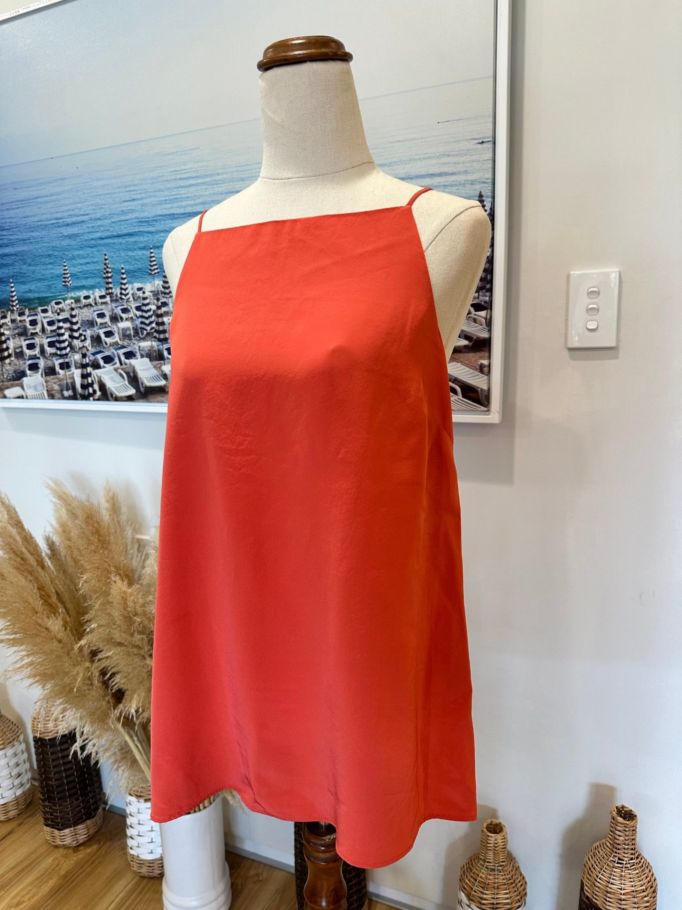 Country Road - Singlet Top - Extra Small - Tangerine