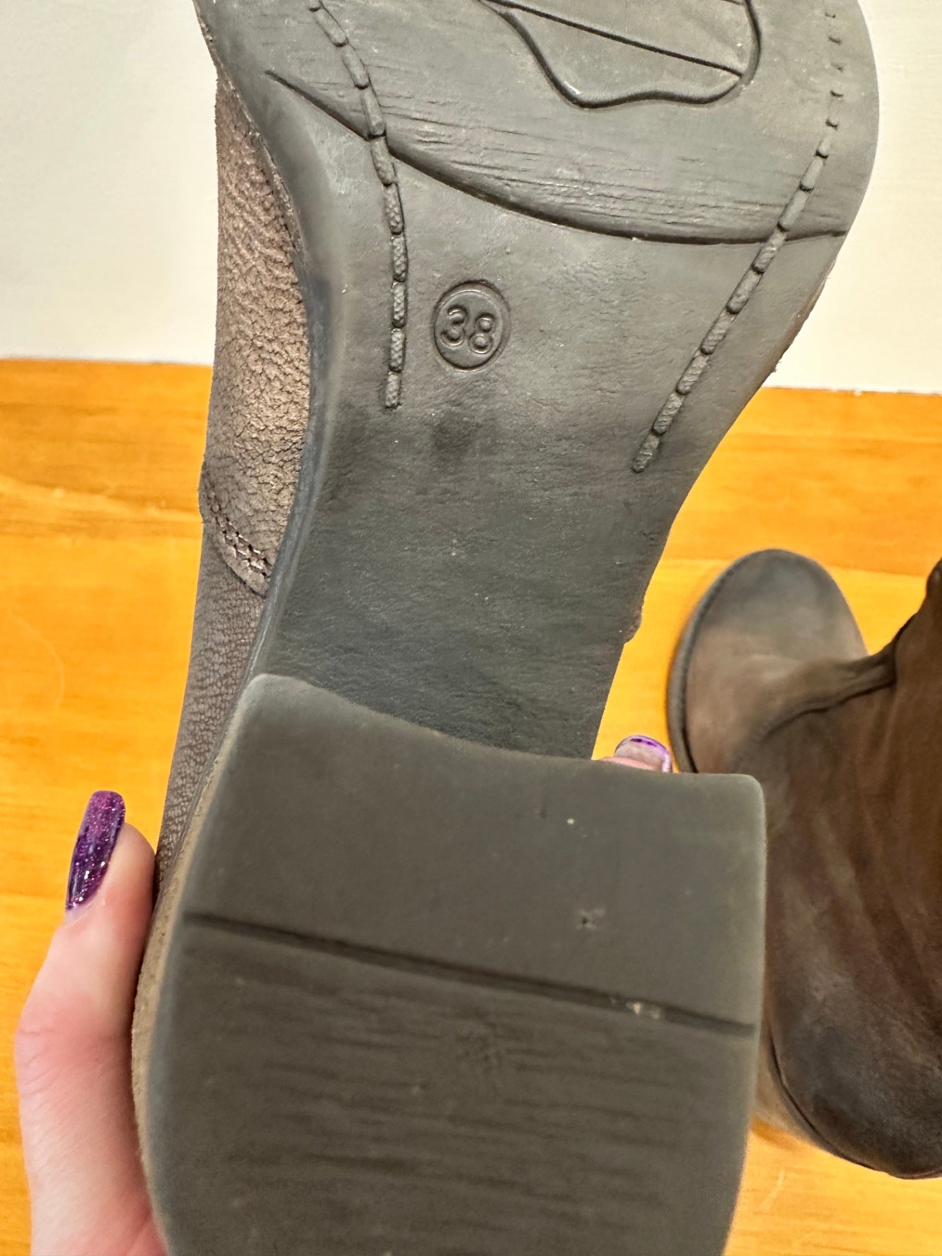 EOS - Leather Ankle Boots Brown - Size 38