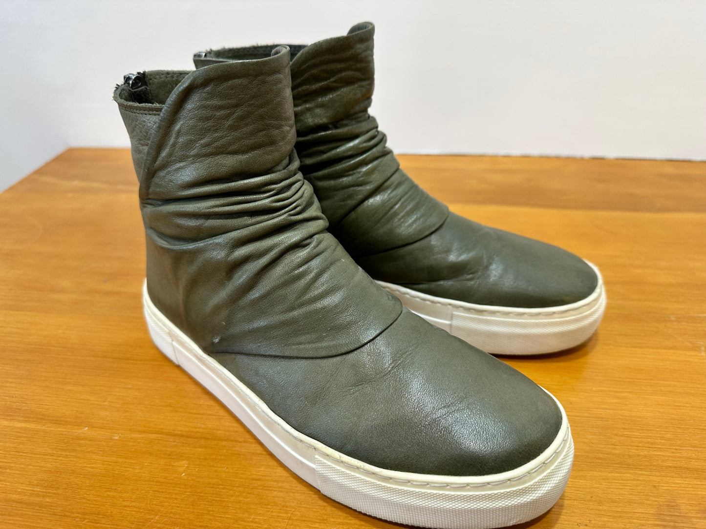 Ankle Boots - Size 37 - Olive green