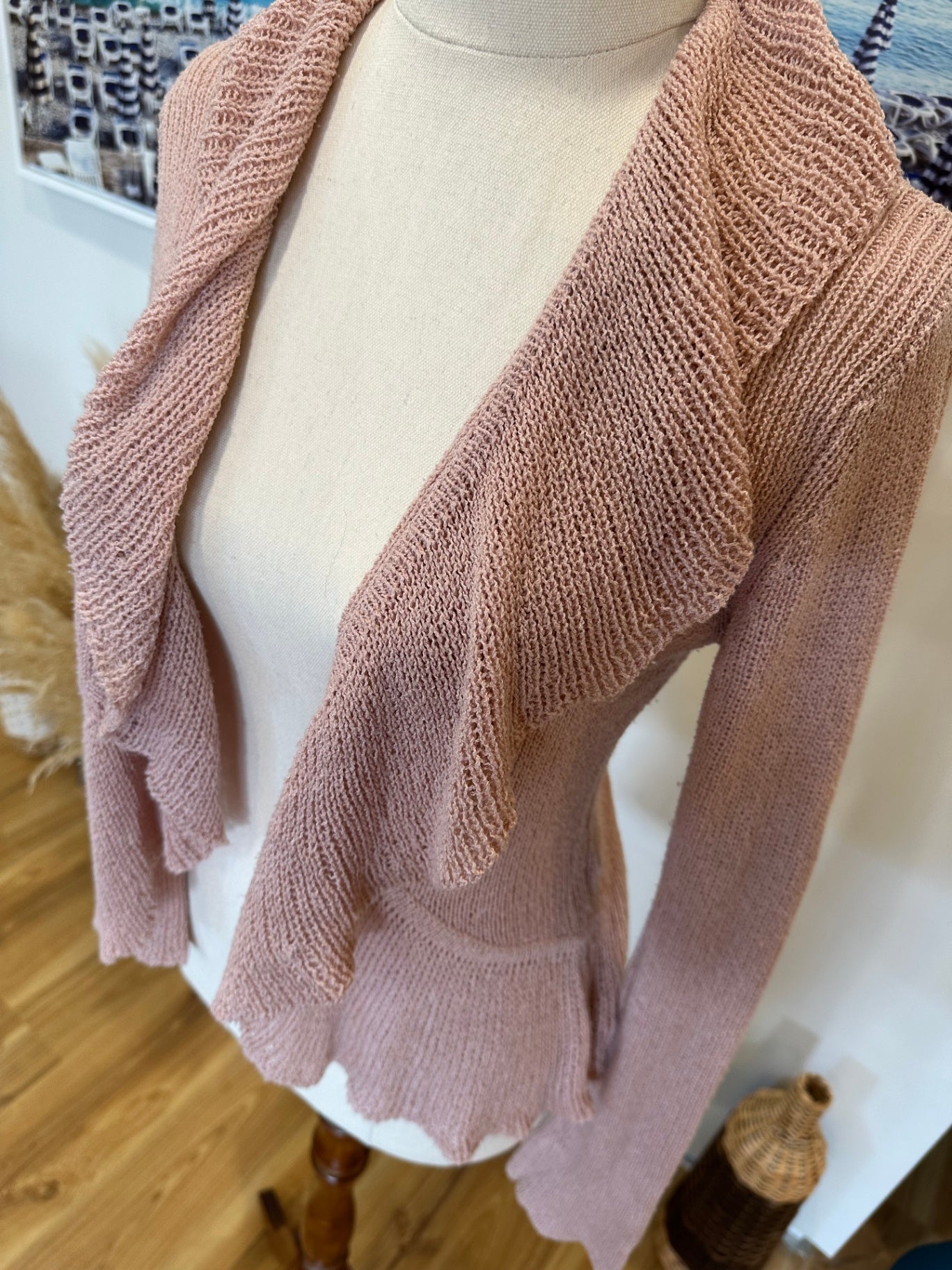 Max Cardigan - Size Small - Pink