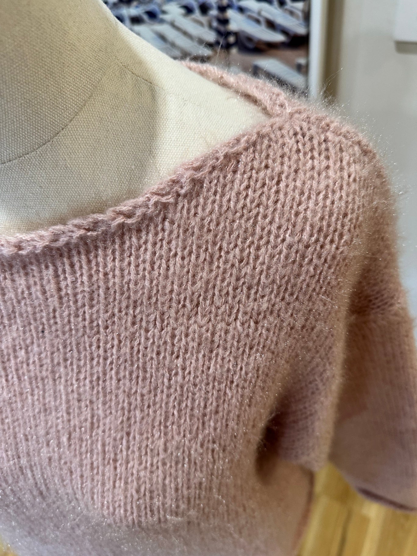Fluffy Jumper - Pink - Large
