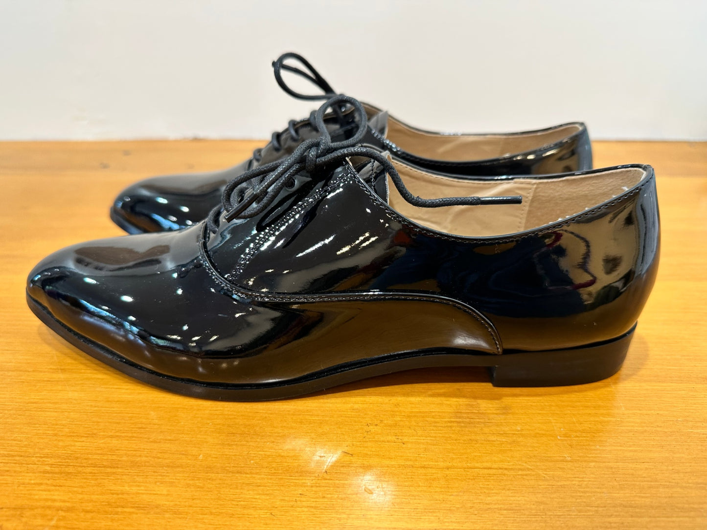Emerge - Patent-Look Shoes - Size 10 - Black - NEW