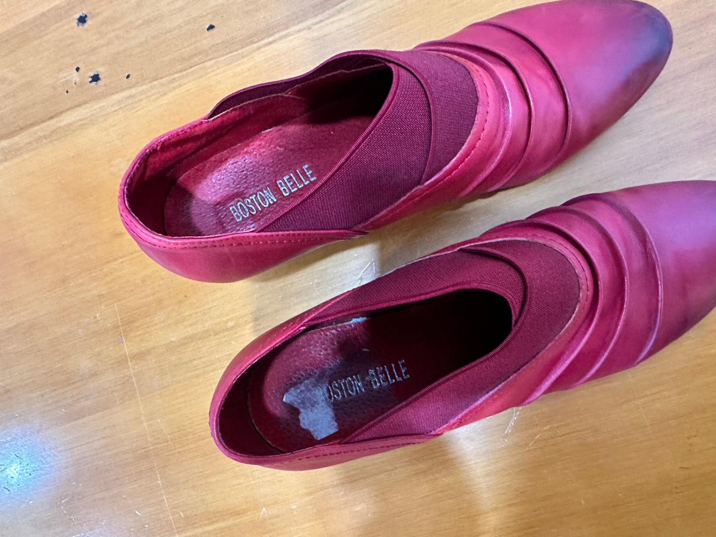 Boston Belle - Ankle Boots - Size 41 - Red