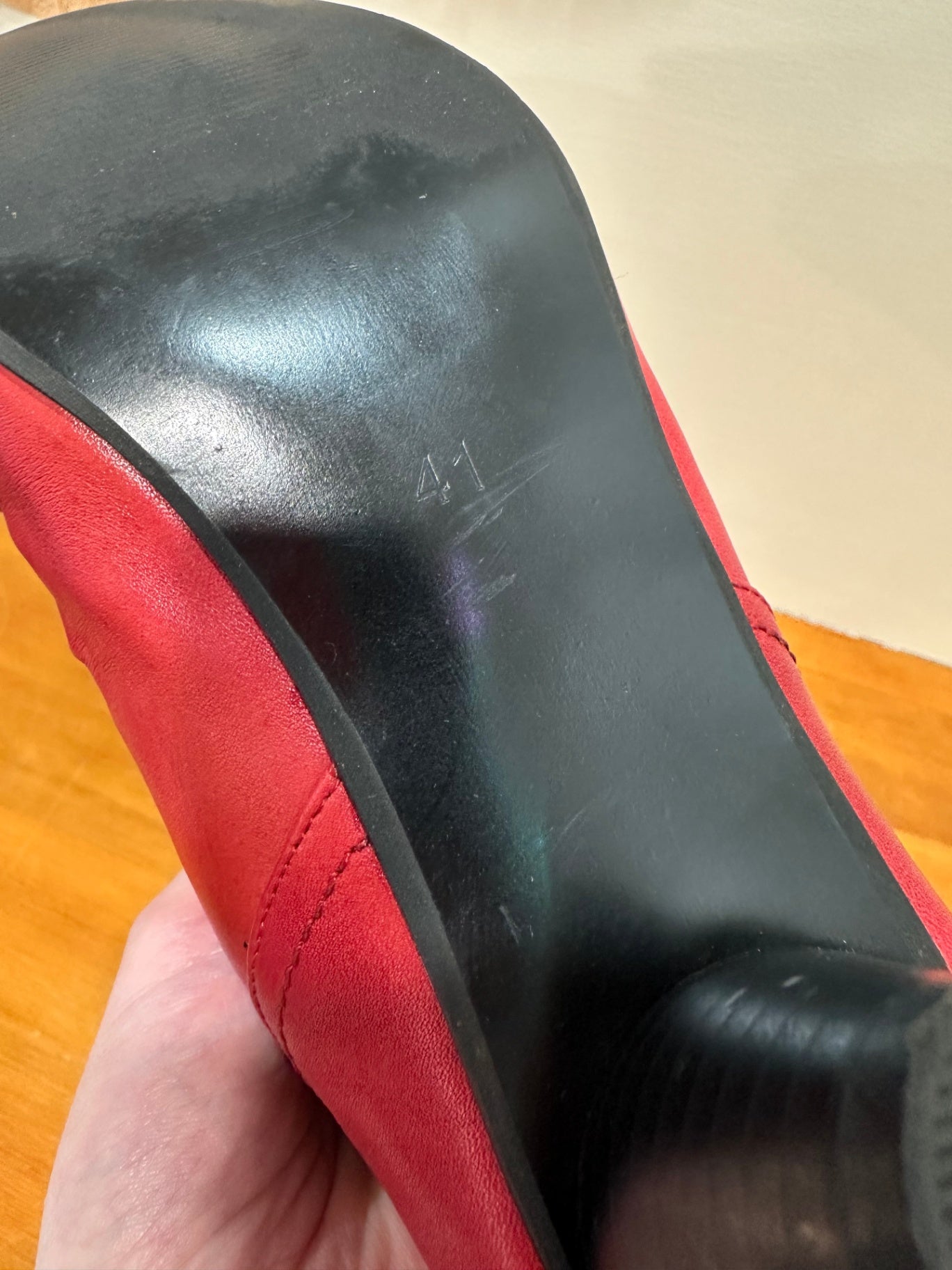 Boston Belle - Ankle Boots - Size 41 - Red