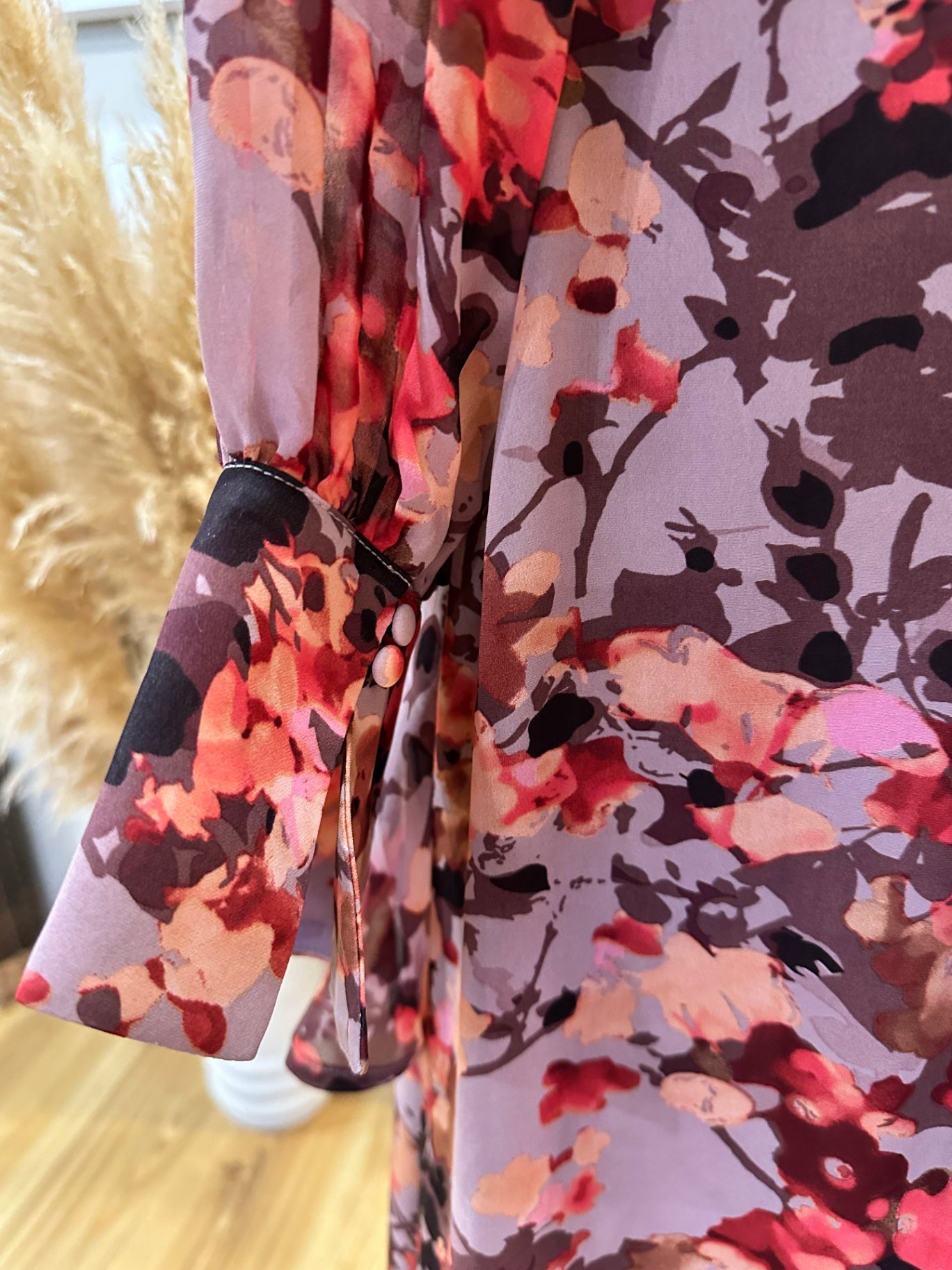 Drama The Label Dress - Medium / Large - Purple / Red / Orange