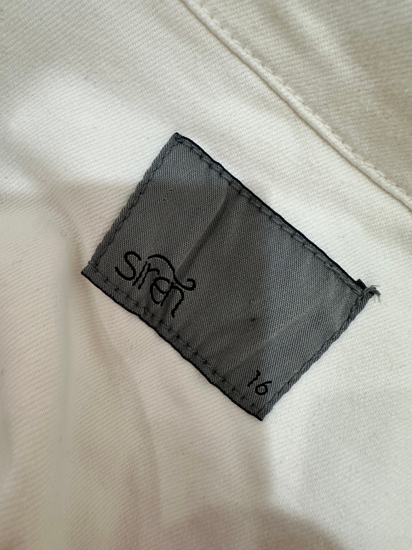 Siren - Denim Jacket - Size 16 - White
