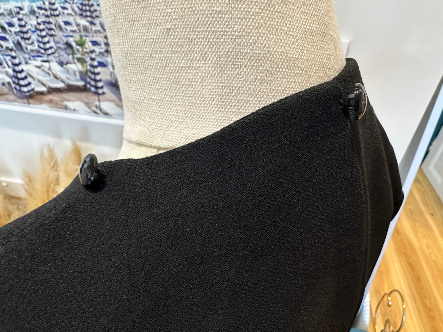 Annah Stretton - Evening Blazer - Small - Black with Jewel features