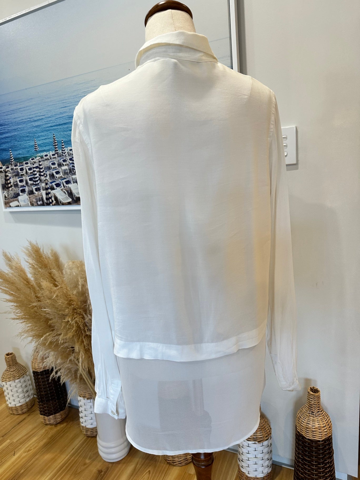 French Connection - Blouse - Size 10 - White