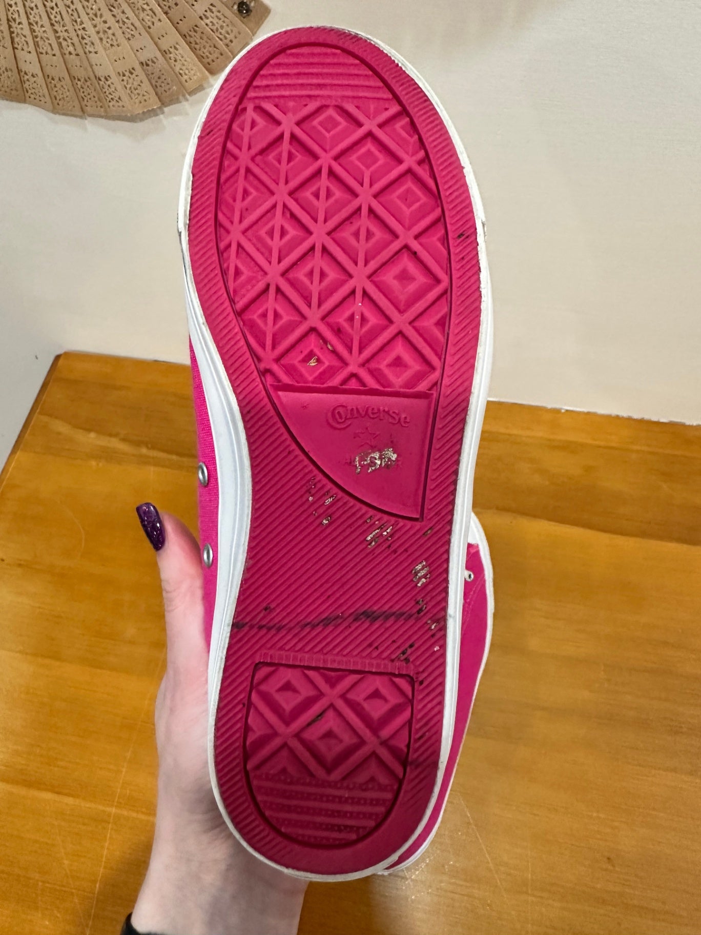 Converse Sneakers - Size 39 - Hot Pink