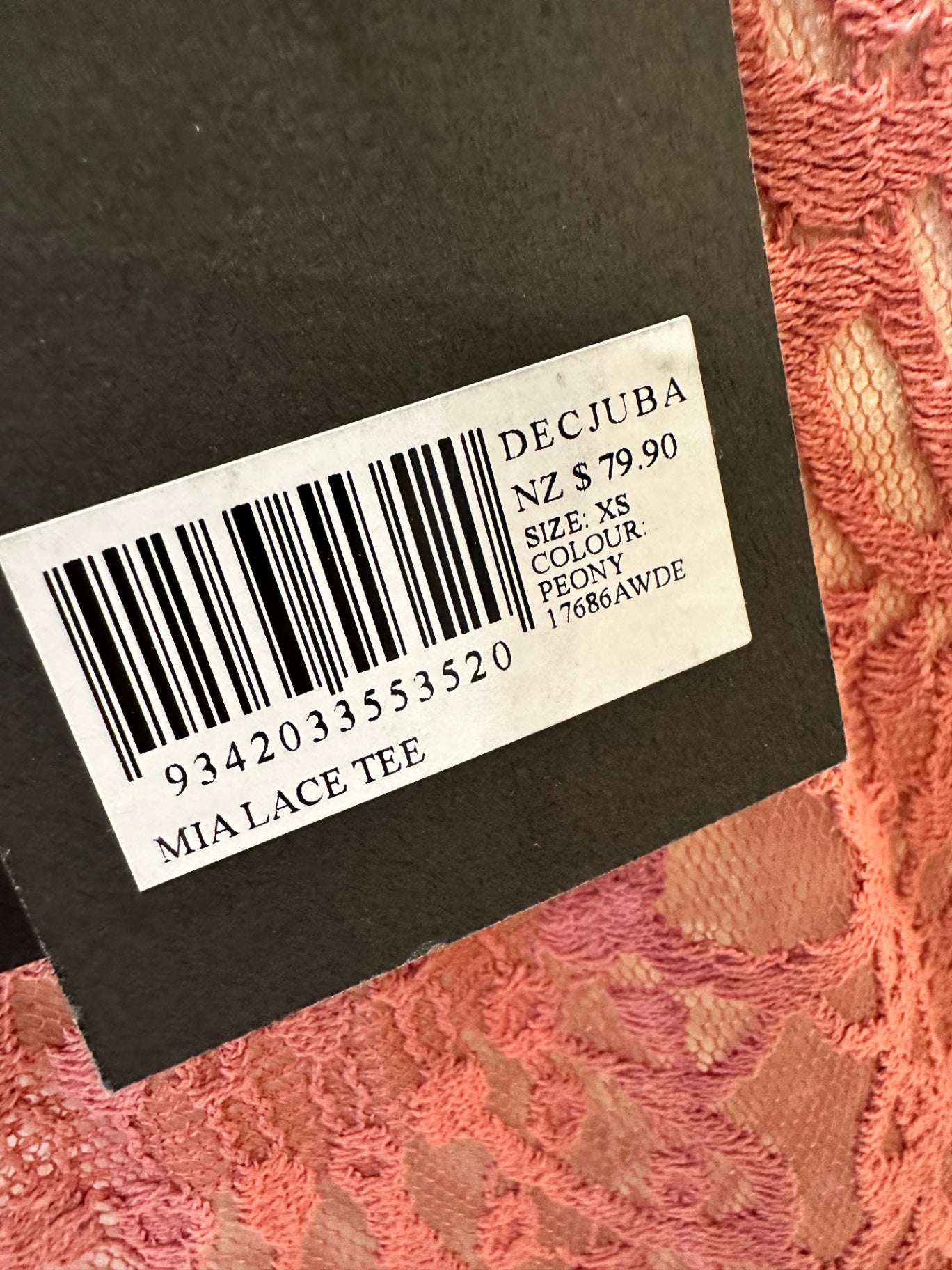 Decjuba - Lace Blouse - Extra Small - Pink