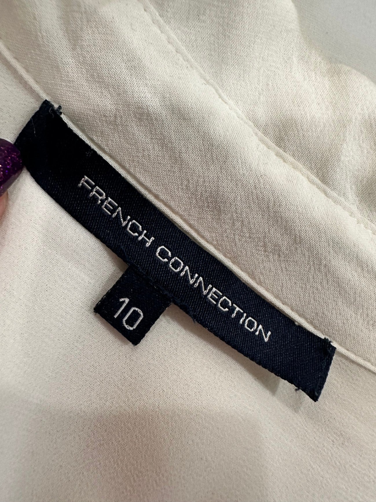 French Connection - Blouse - Size 10 - White