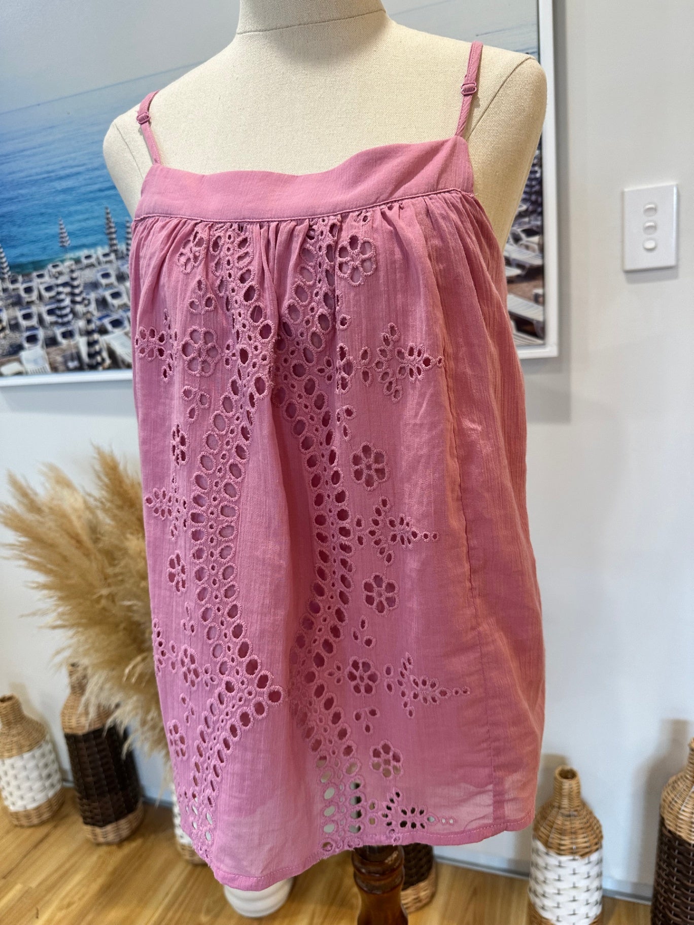 Decjuba - Singlet Top - Small - Pink