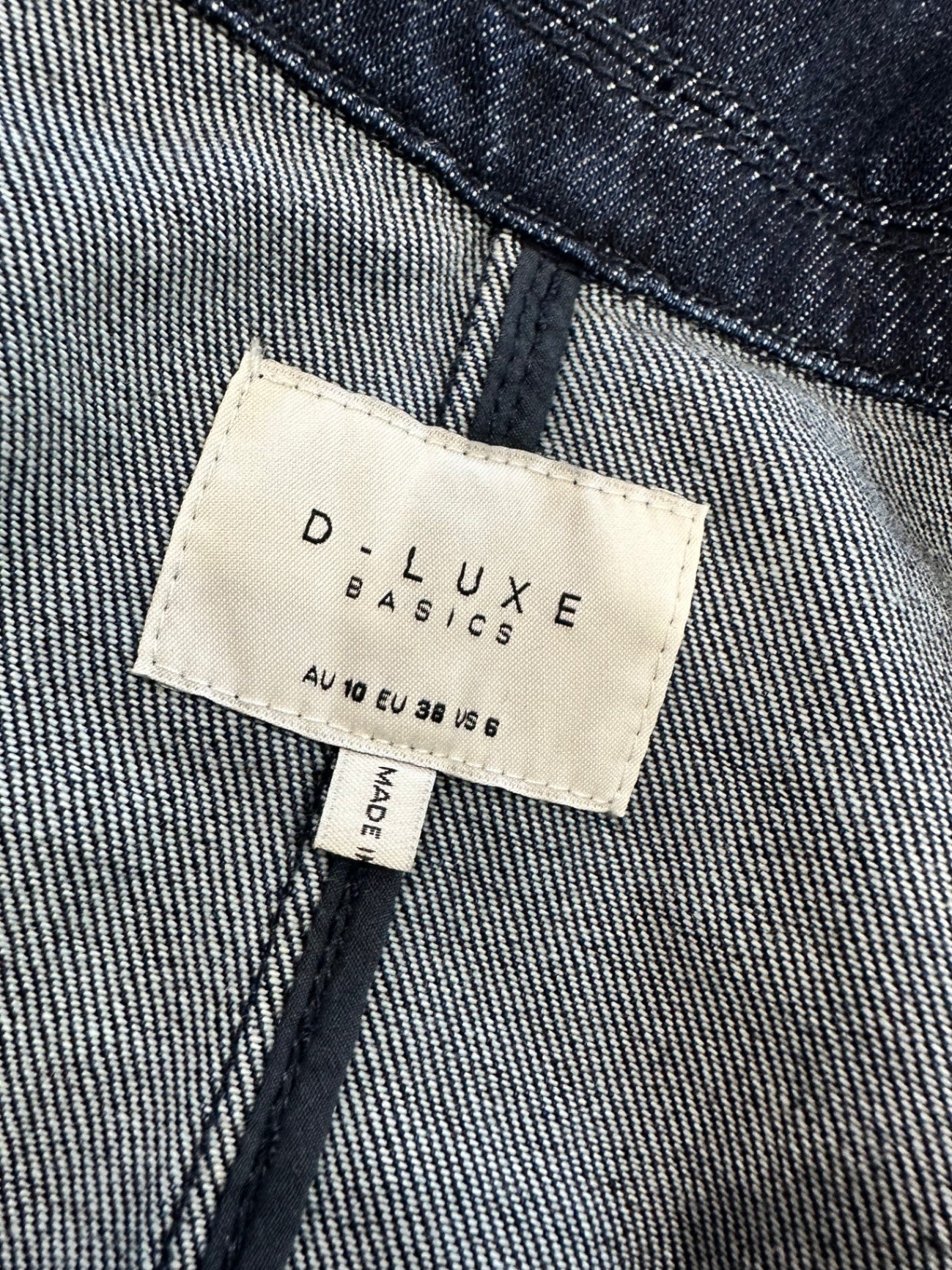 Decjuba - Denim Jacket - Size 10 - Dark Blue
