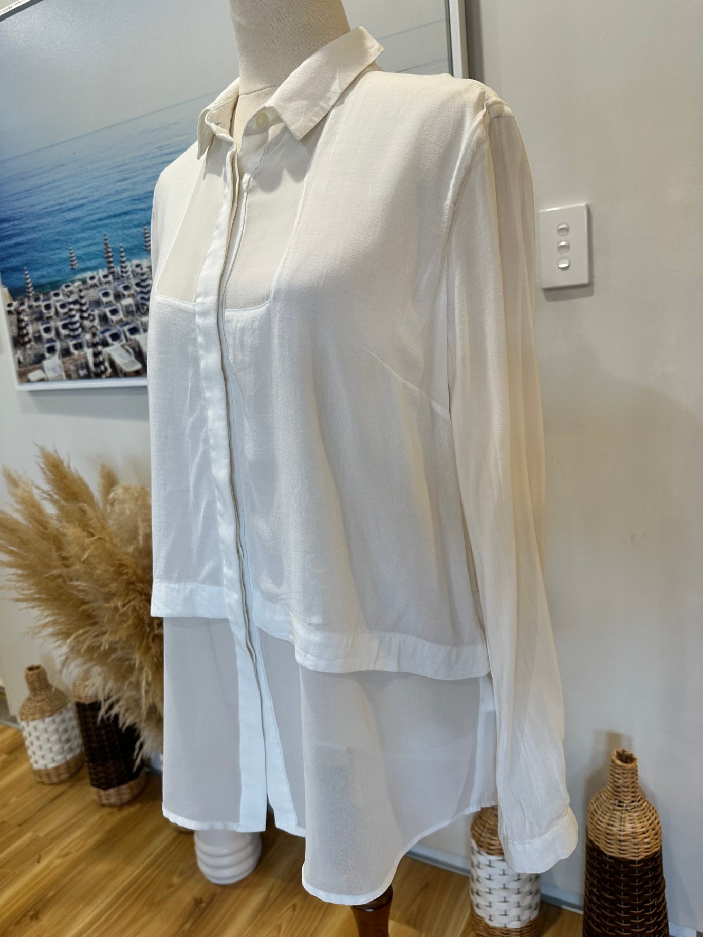 French Connection - Blouse - Size 10 - White