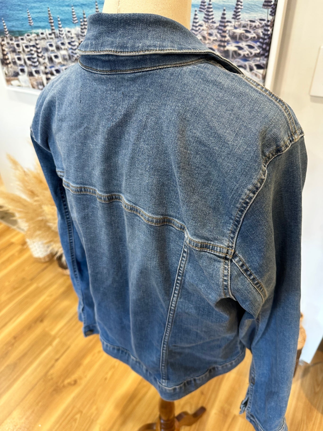Decjuba - Denim Jacket - Size 12 - Blue