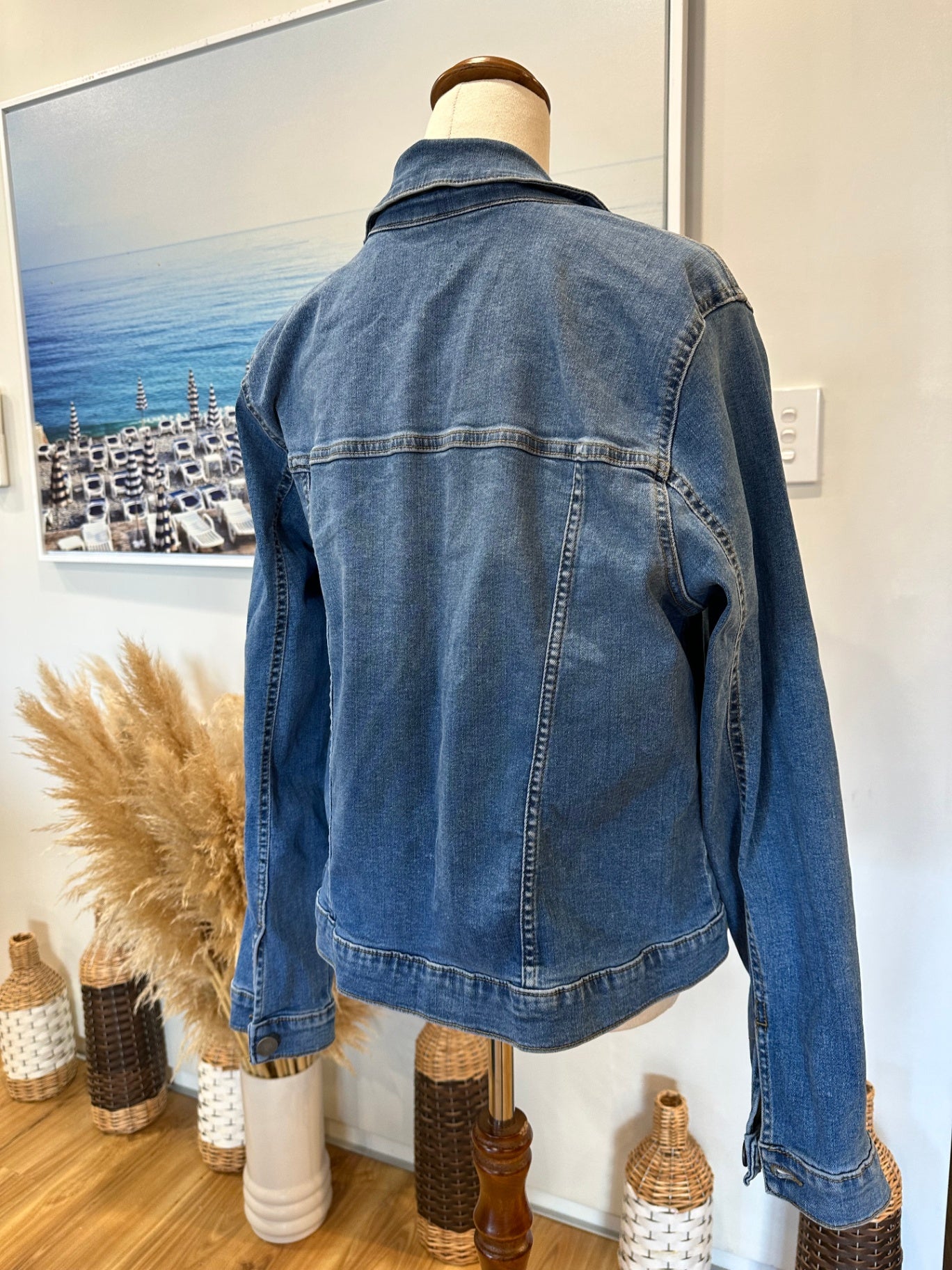 Decjuba - Denim Jacket - Size 12 - Blue