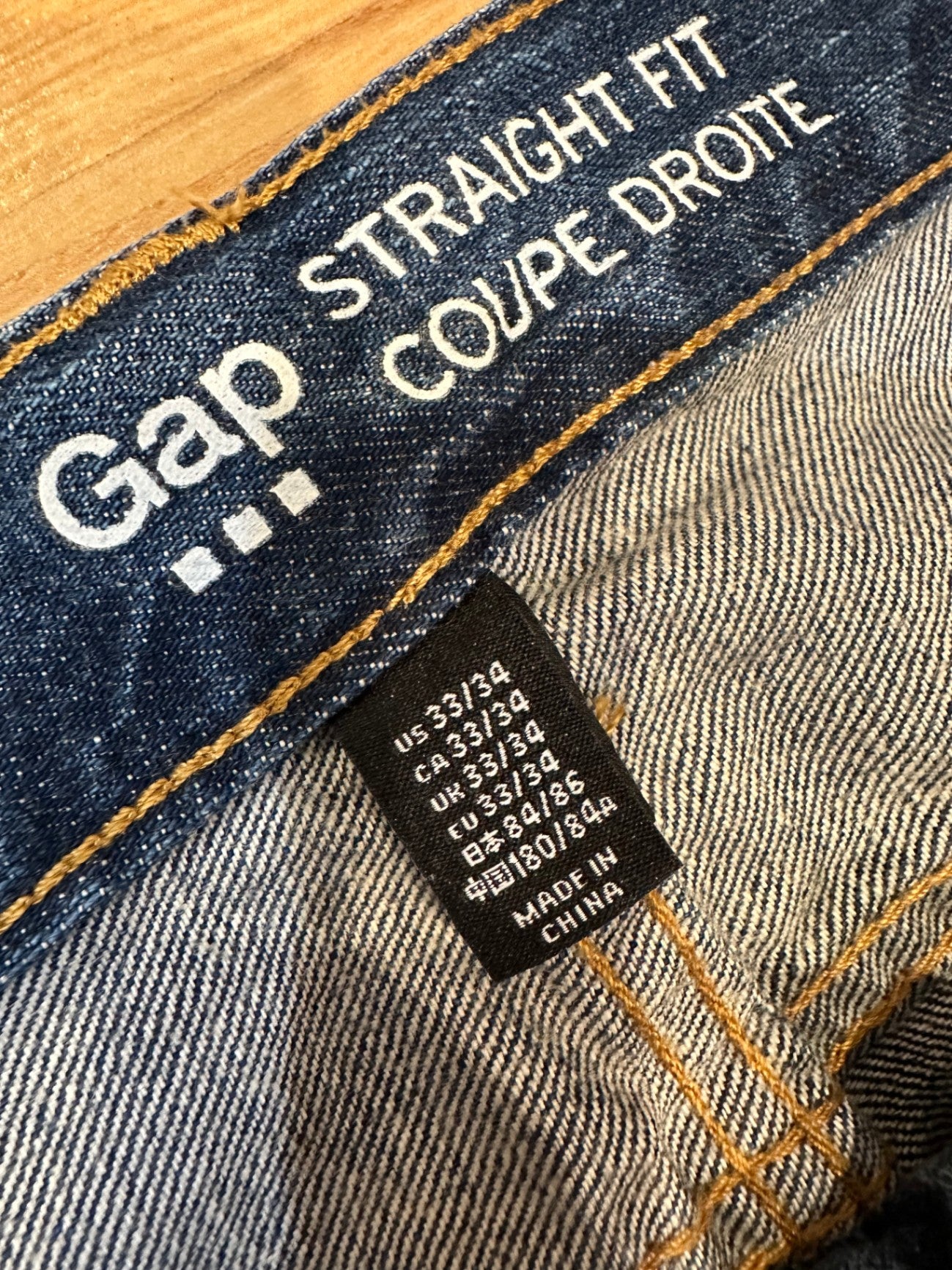 GAP Jeans Size - 33/34 - Straight Fit - Dark blue
