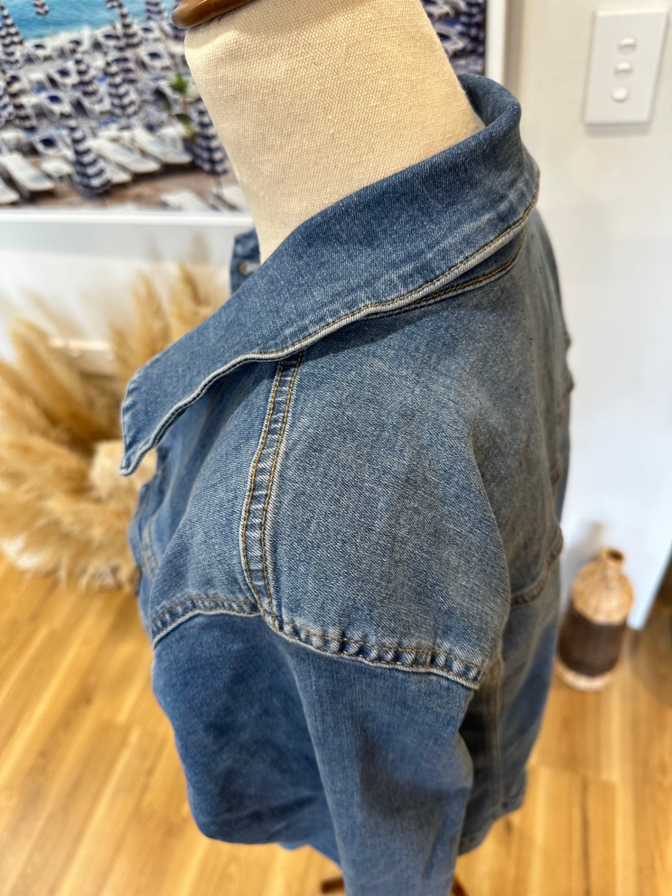 Decjuba - Denim Jacket - Size 12 - Blue