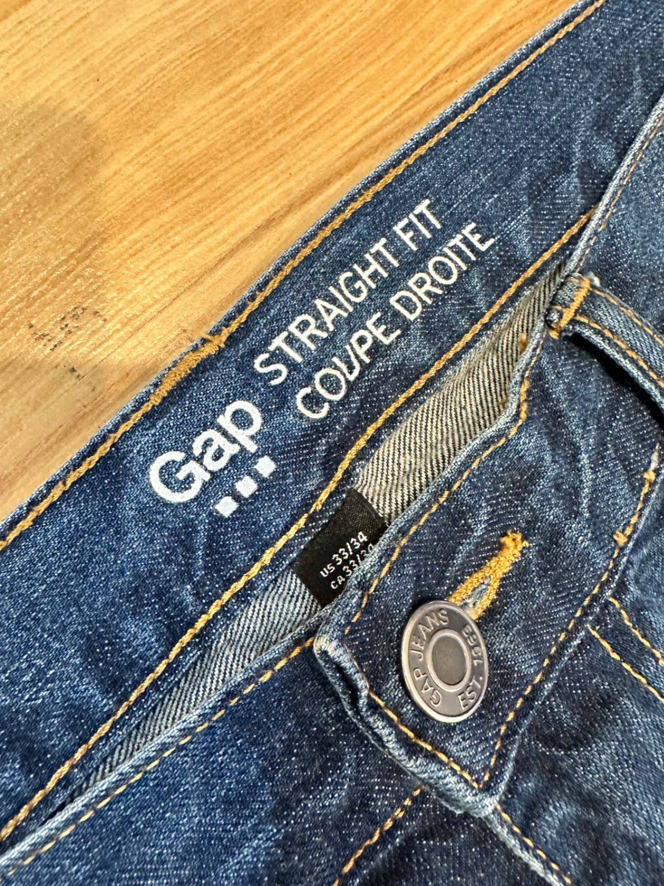 GAP Jeans Size - 33/34 - Straight Fit - Dark blue