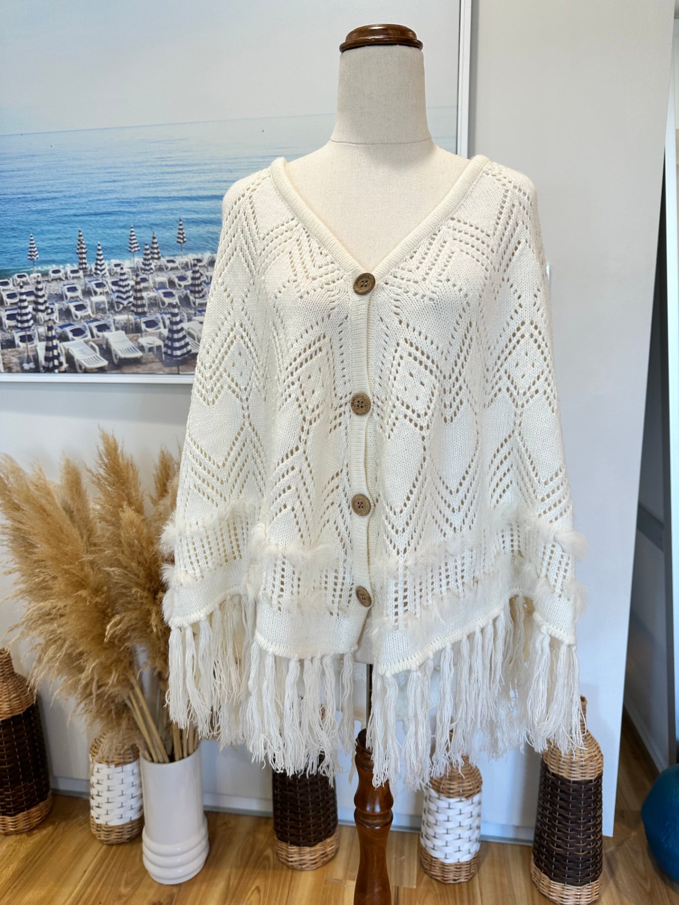 Cardigan One Size Cream