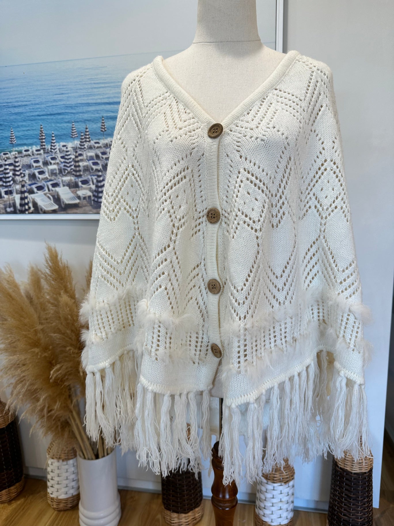 Cardigan One Size Cream