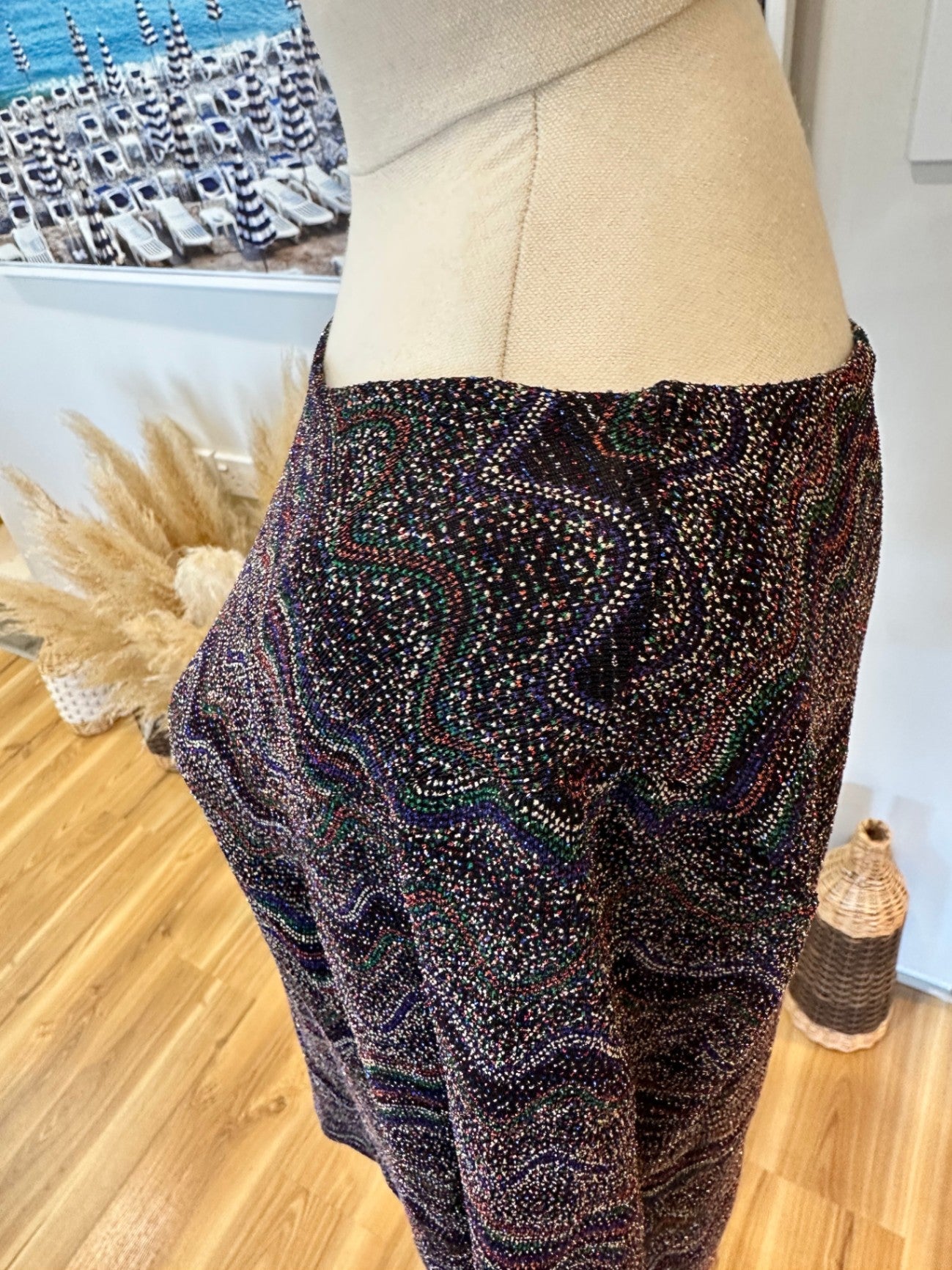 Chico Loco - Stretchy Top - Extra Large - Multicoloured w Sparkles