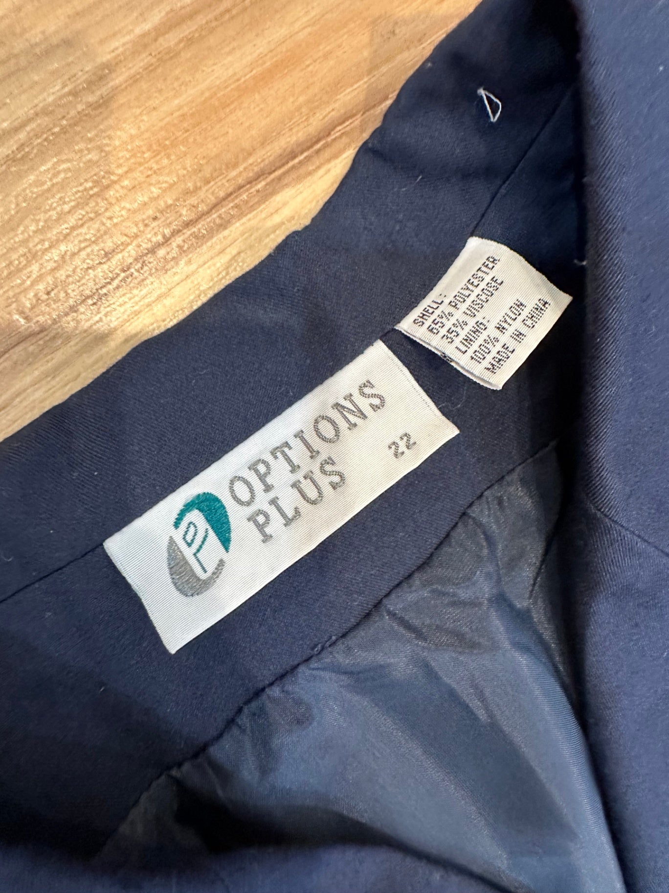 Navy Vest - Options - Size 22