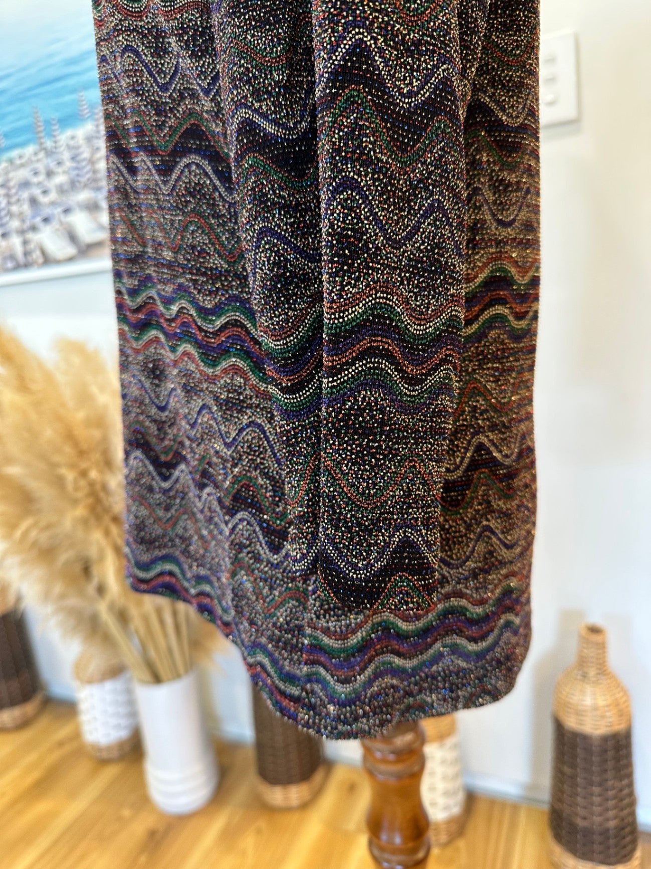 Chico Loco - Stretchy Top - Extra Large - Multicoloured w Sparkles