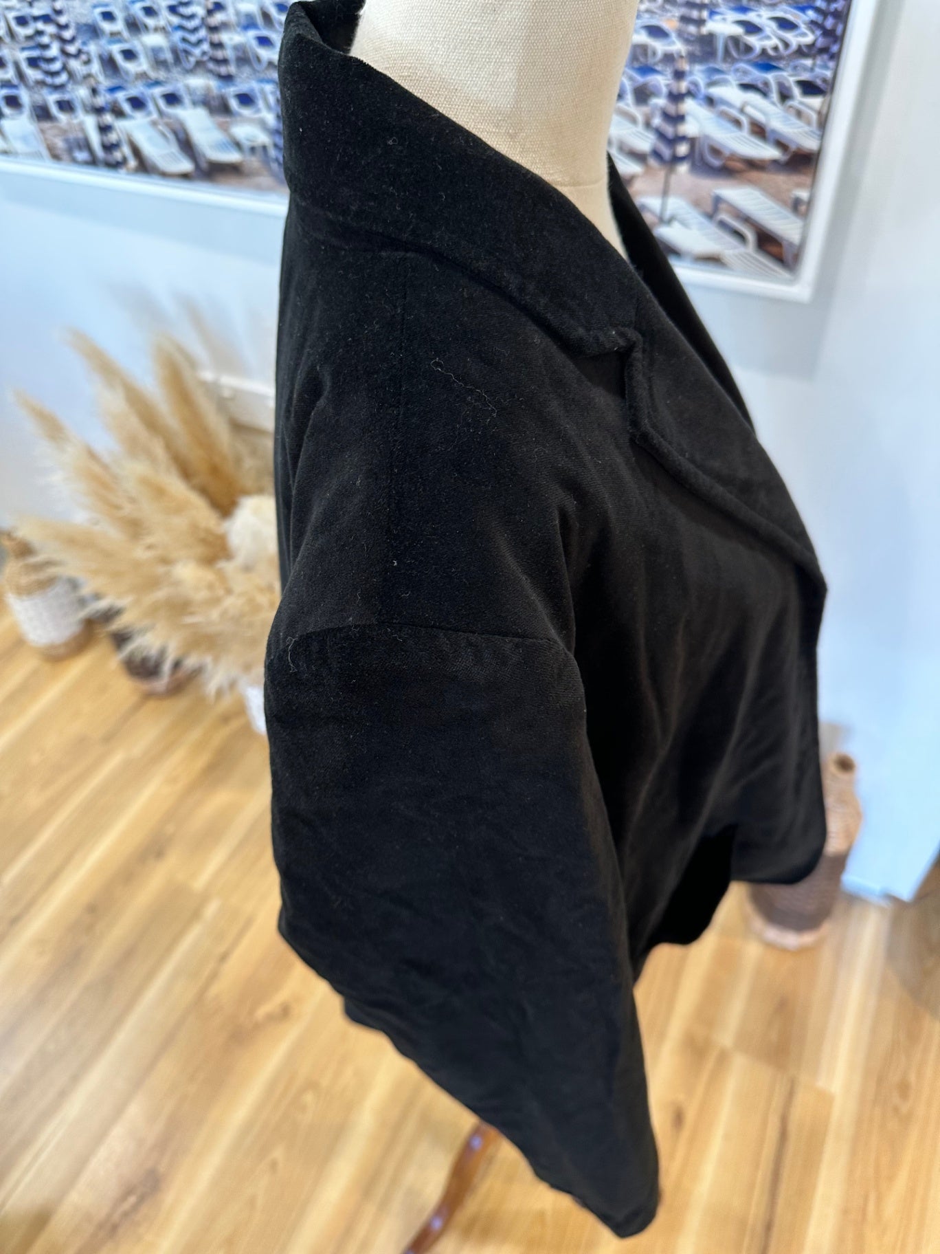 Max - Black Velver Blazer - Size 14