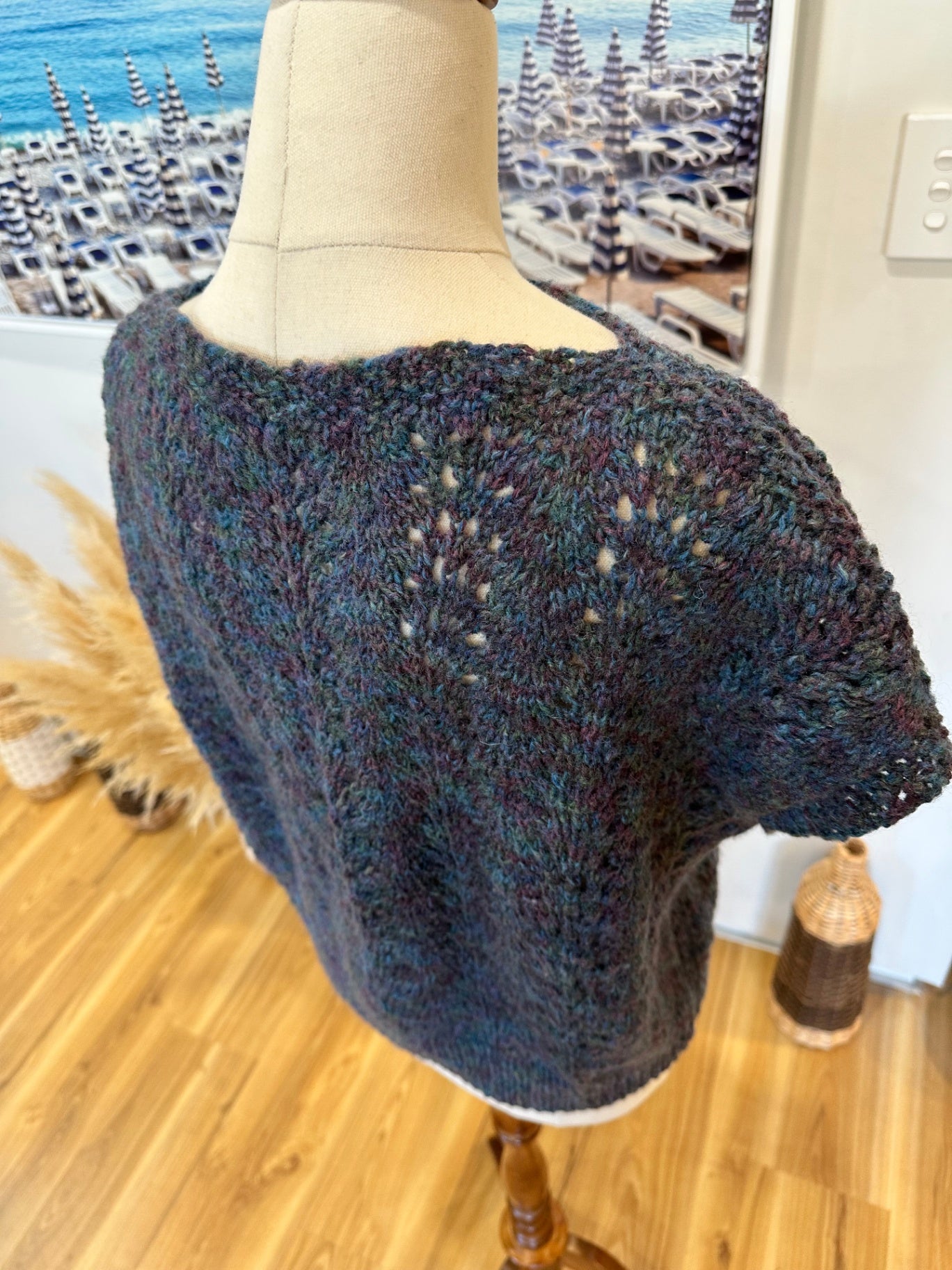 Vest - Likely Wool - Ocean tones - Medium