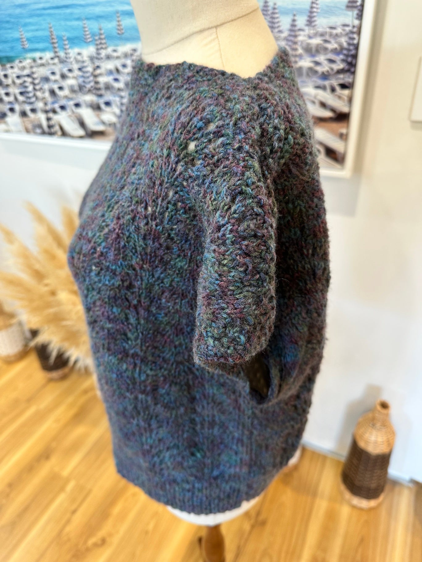 Vest - Likely Wool - Ocean tones - Medium
